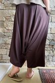 Oscar Asymmetric Hareem Skirt Pant Chocolate